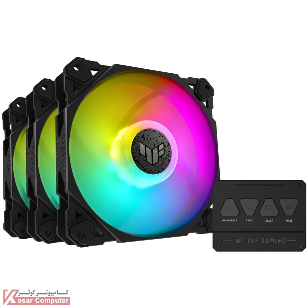 فن کیس ایسوس مدل TUF Gaming TF120 ARGB - 3 IN 1