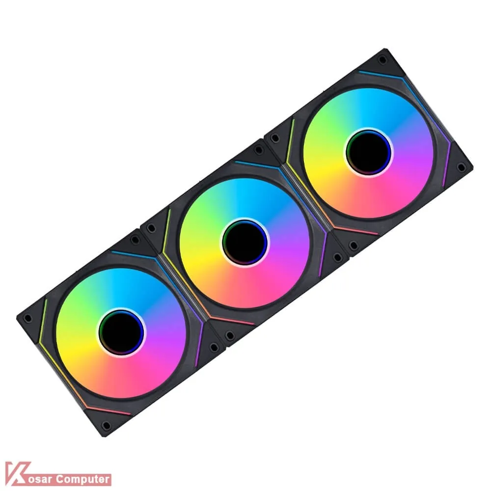 فن کیس لیان لی مشکی مدل UNI FAN SL INFILITY - 3 IN 1