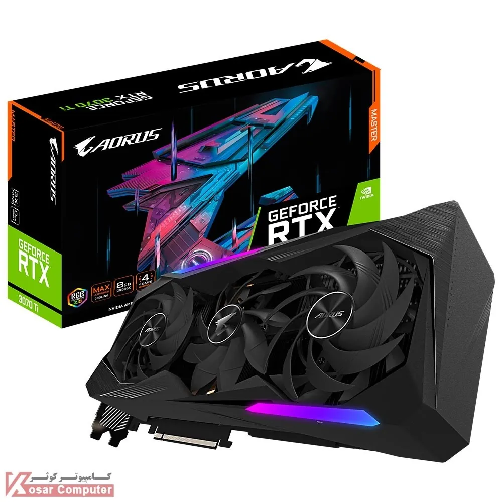 کارت گرافیک گیگابایت AORUS RTX 3070 Ti MASTER 8G