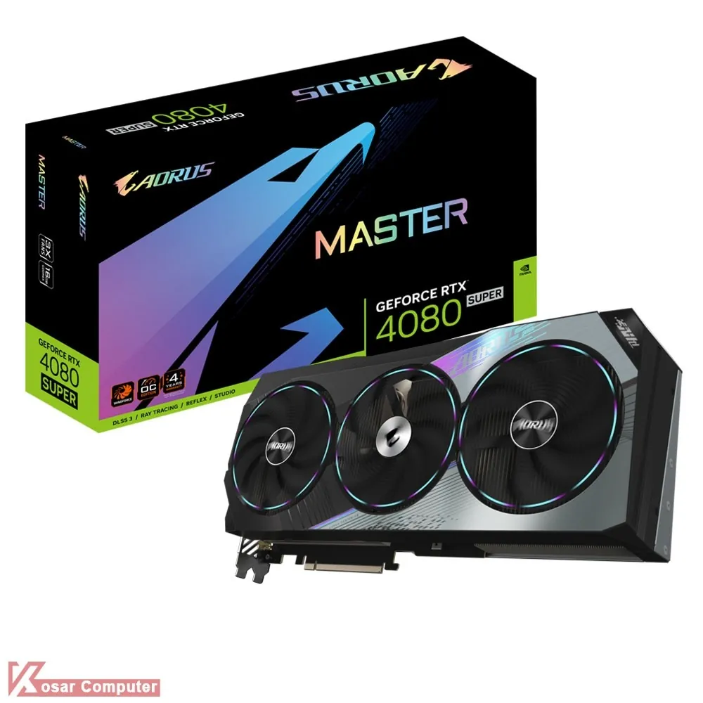 کارت گرافیک گیگابایت AORUS RTX 4080 SUPER MASTER 16G