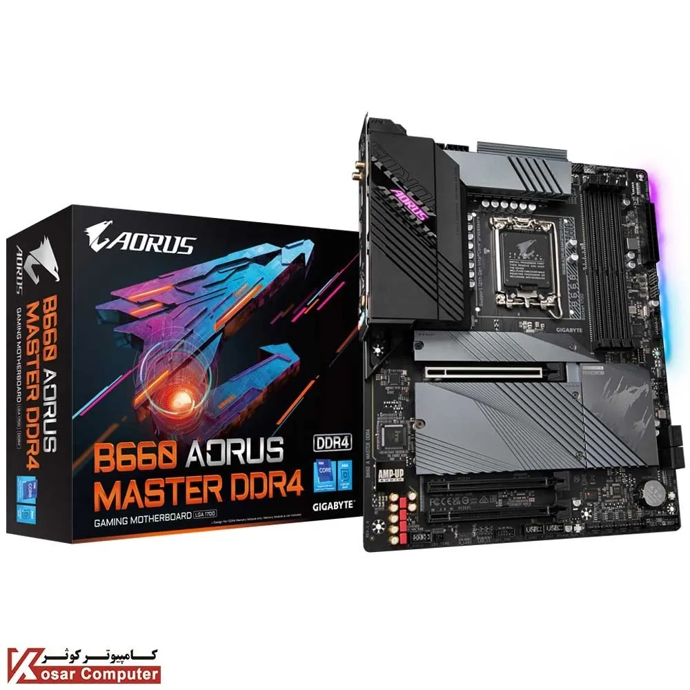 مادربرد گیگابایت B660 AORUS MASTER DDR4