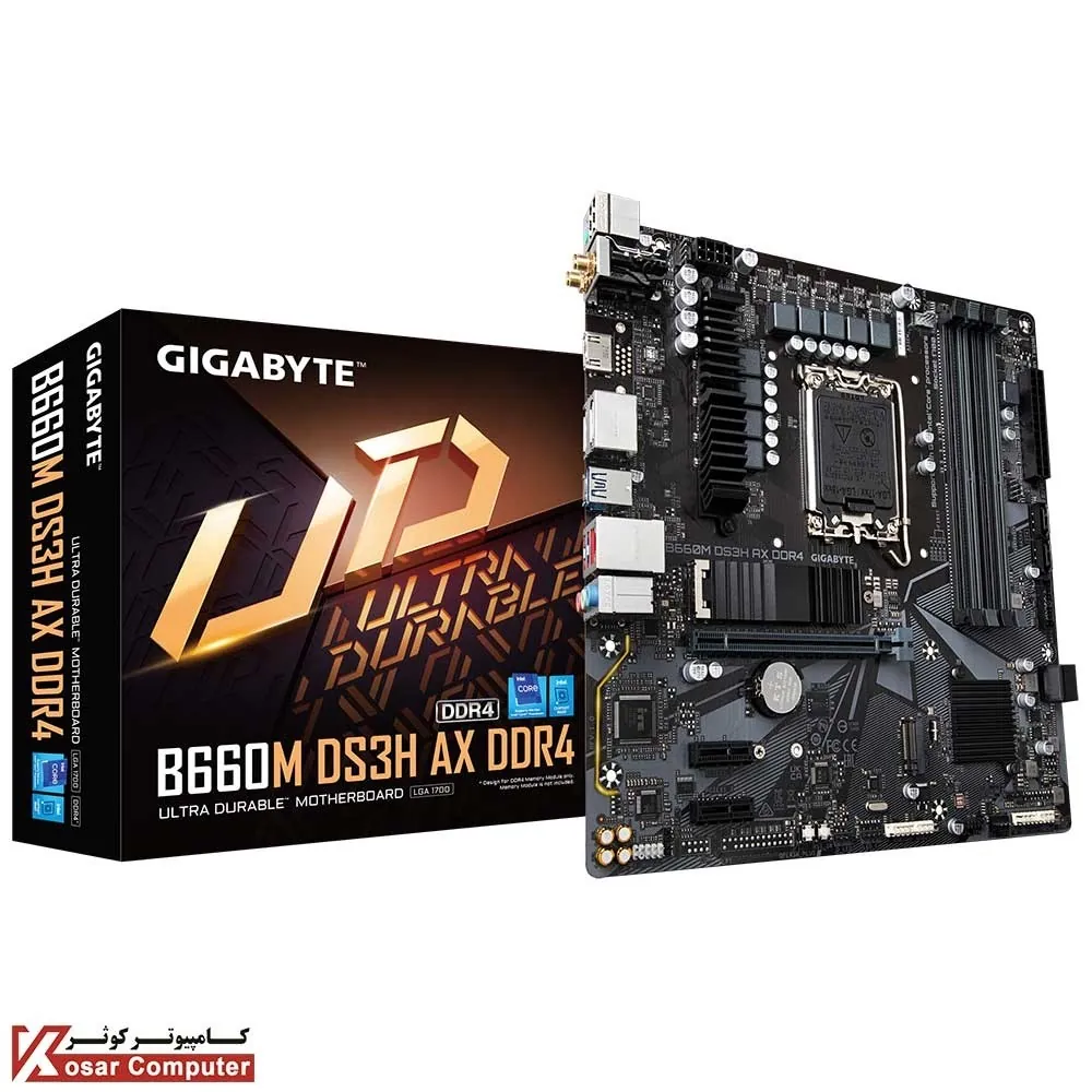 مادربرد وایرلس گیگابایت B660M DS3H AX DDR4