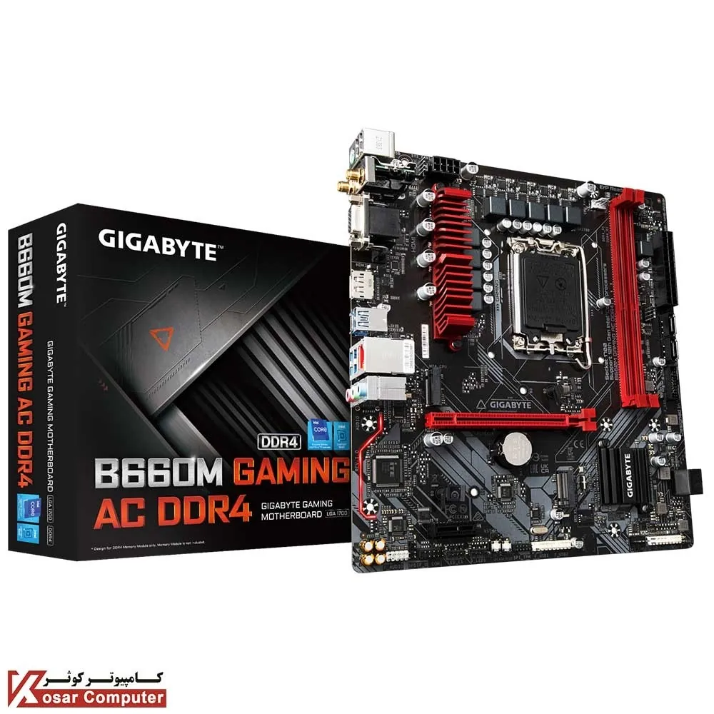 مادربرد گیگابایت B660M GAMING AC DDR4