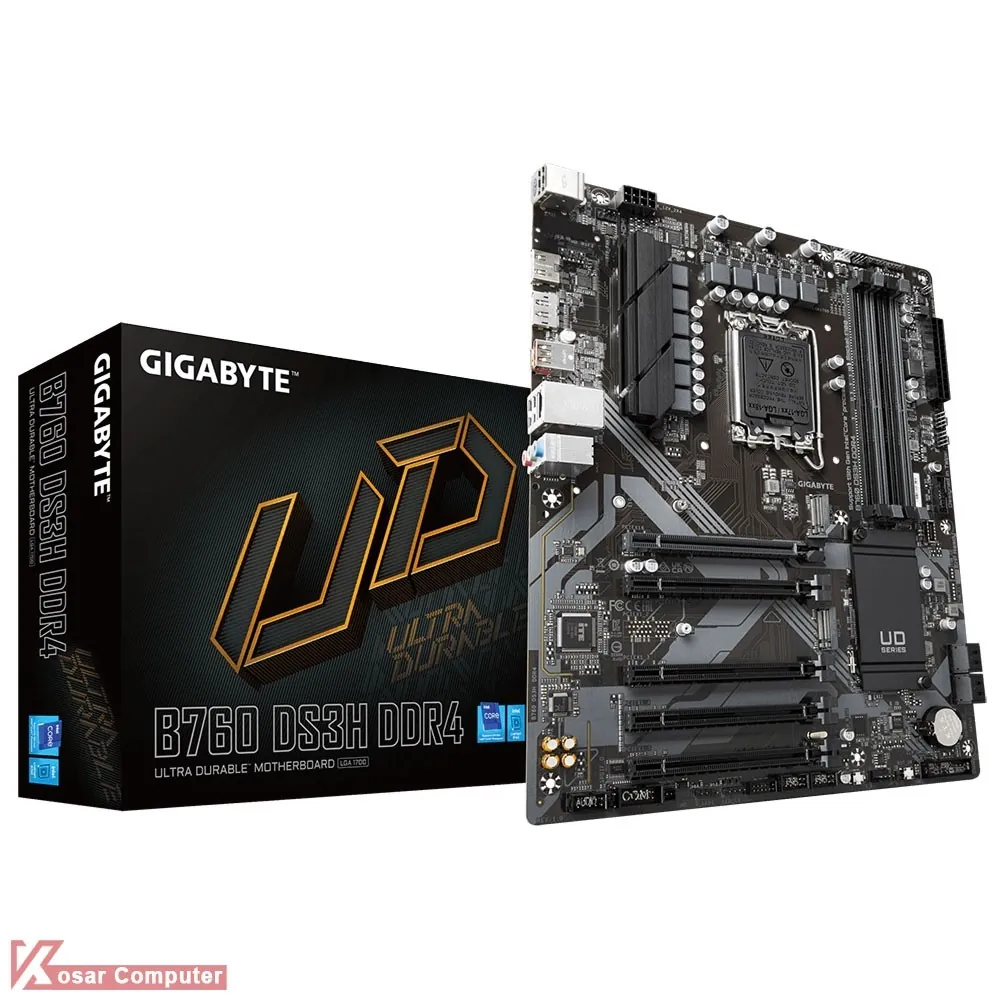 مادربرد گیگابایت GIGABYTE B760 DS3H DDR4