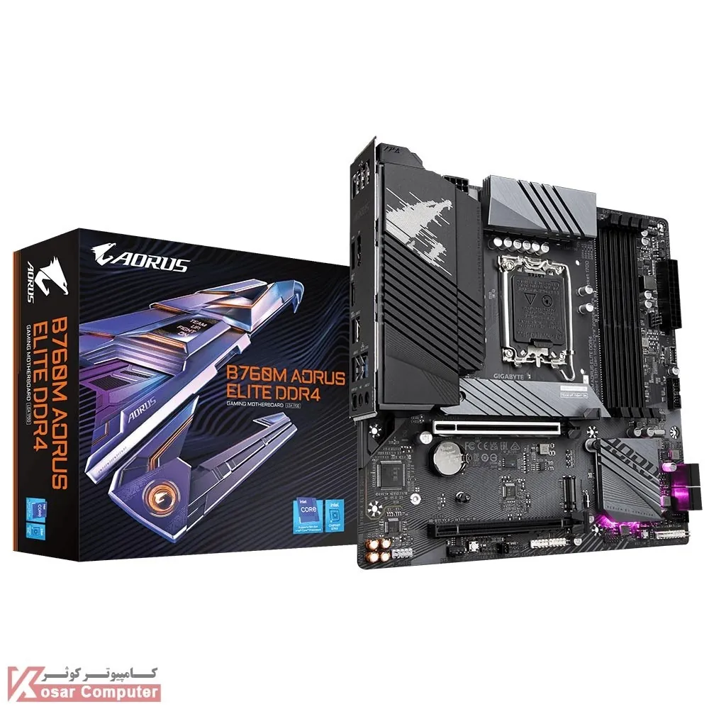 مادربرد گیگابایت B760M AORUS ELITE DDR4