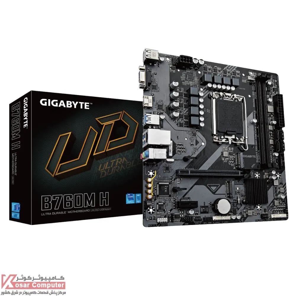 مادربرد گیگابایت B760M H DDR5