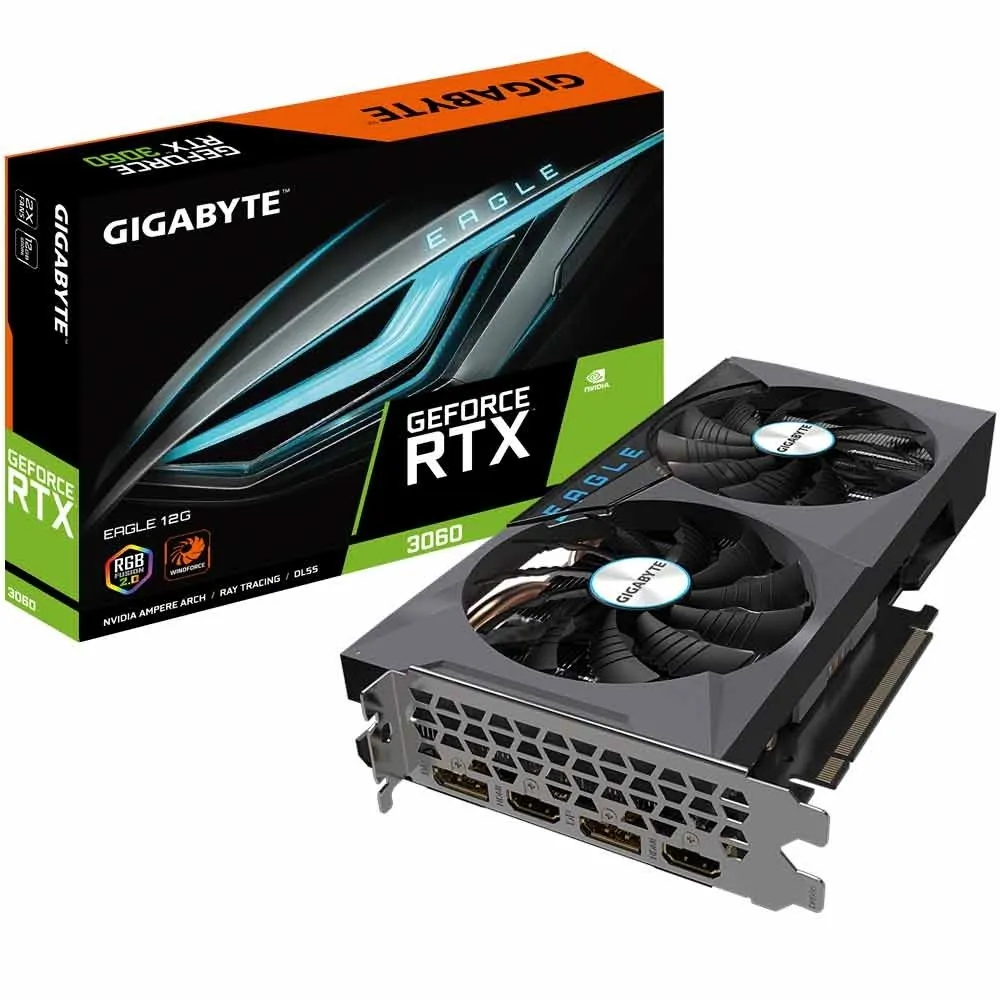 کارت گرافیک گیگابایت RTX 3060 EAGLE 12G