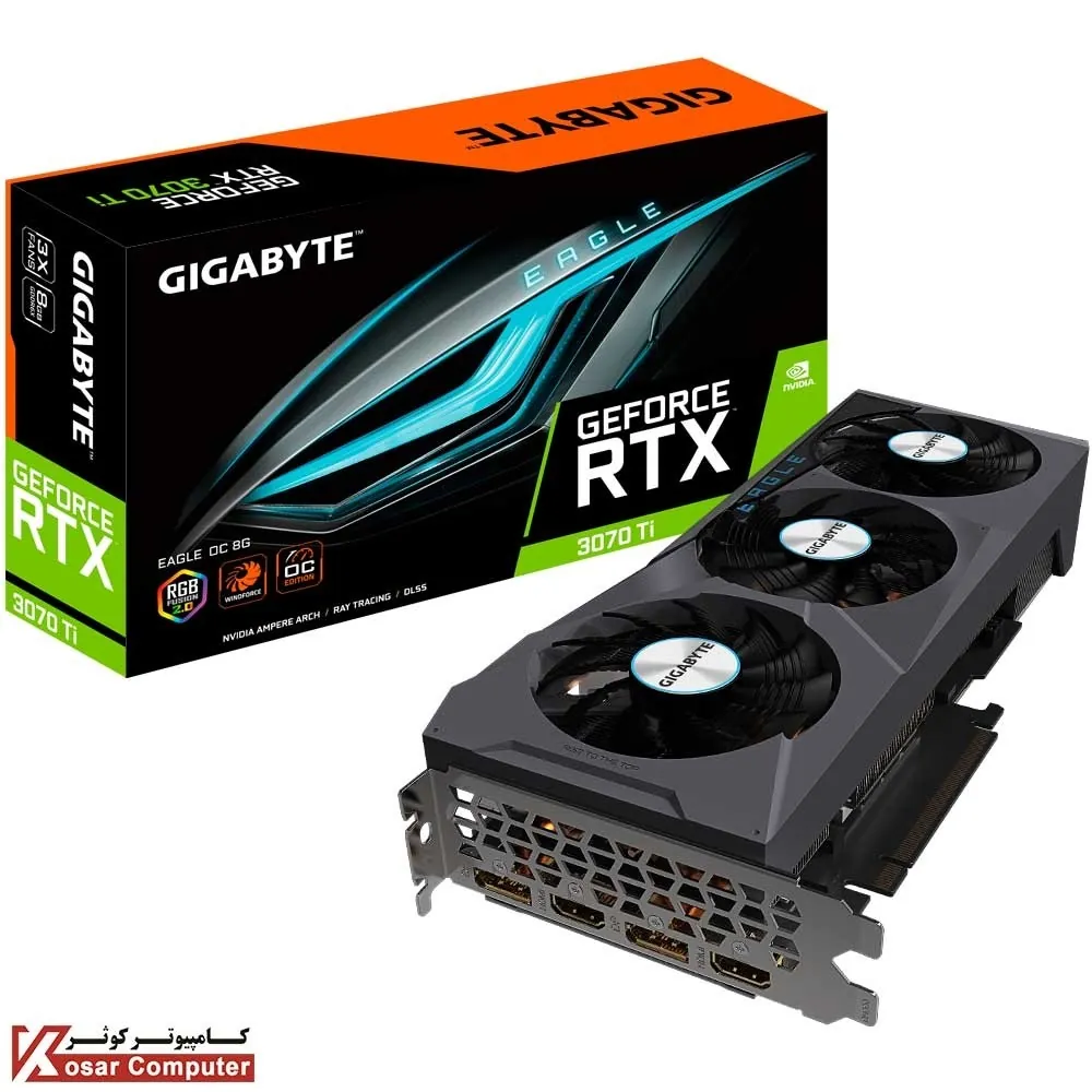 کارت گرافیک گیگابایت RTX 3070 Ti EAGLE OC 8G