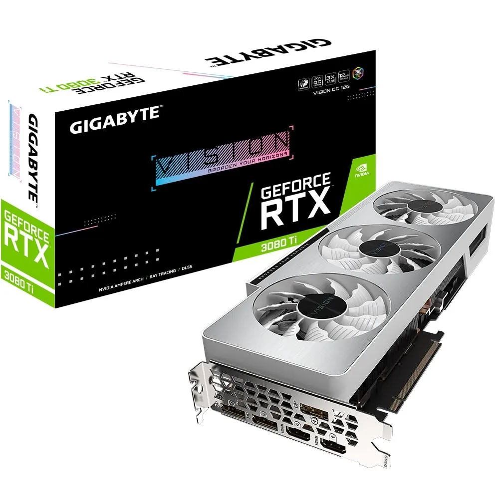 کارت گرافیک گیگابایت RTX 3080 Ti VISION OC 12G