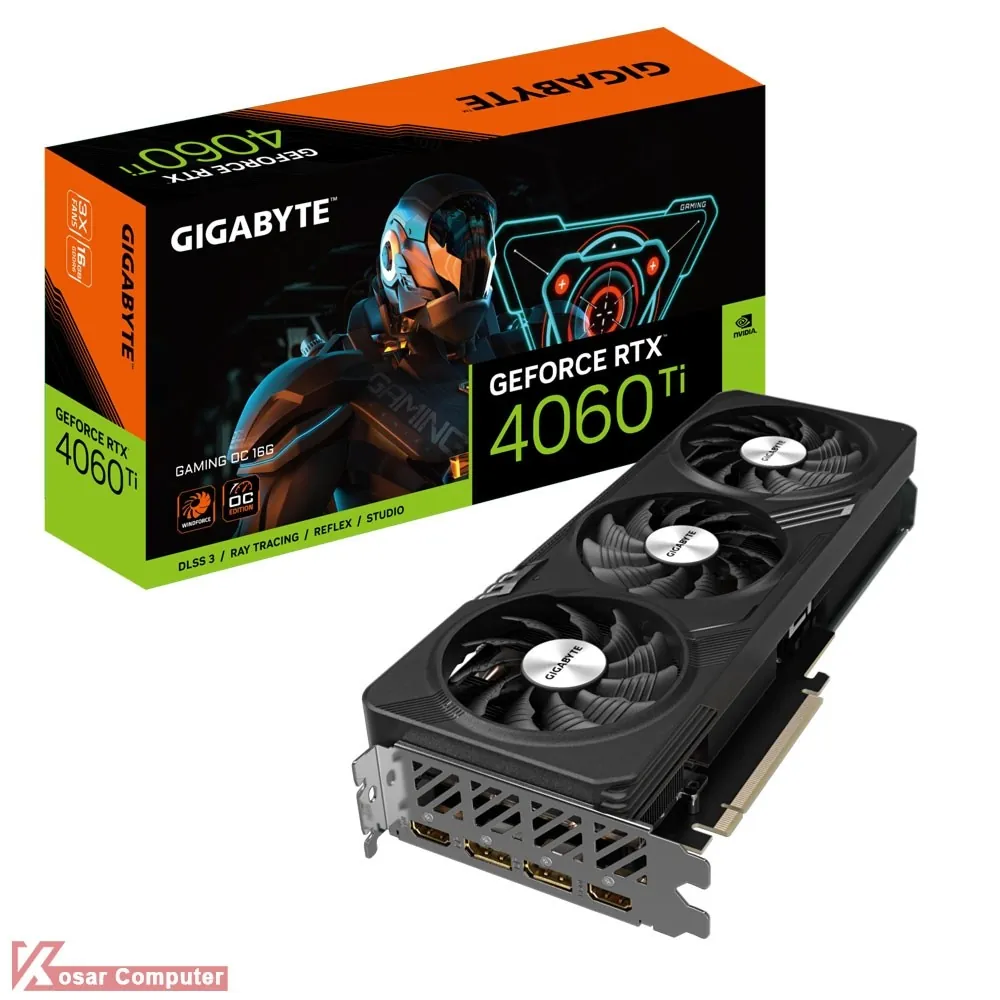 کارت گرافیک گیگابایت RTX 4060 Ti GAMING OC 16G