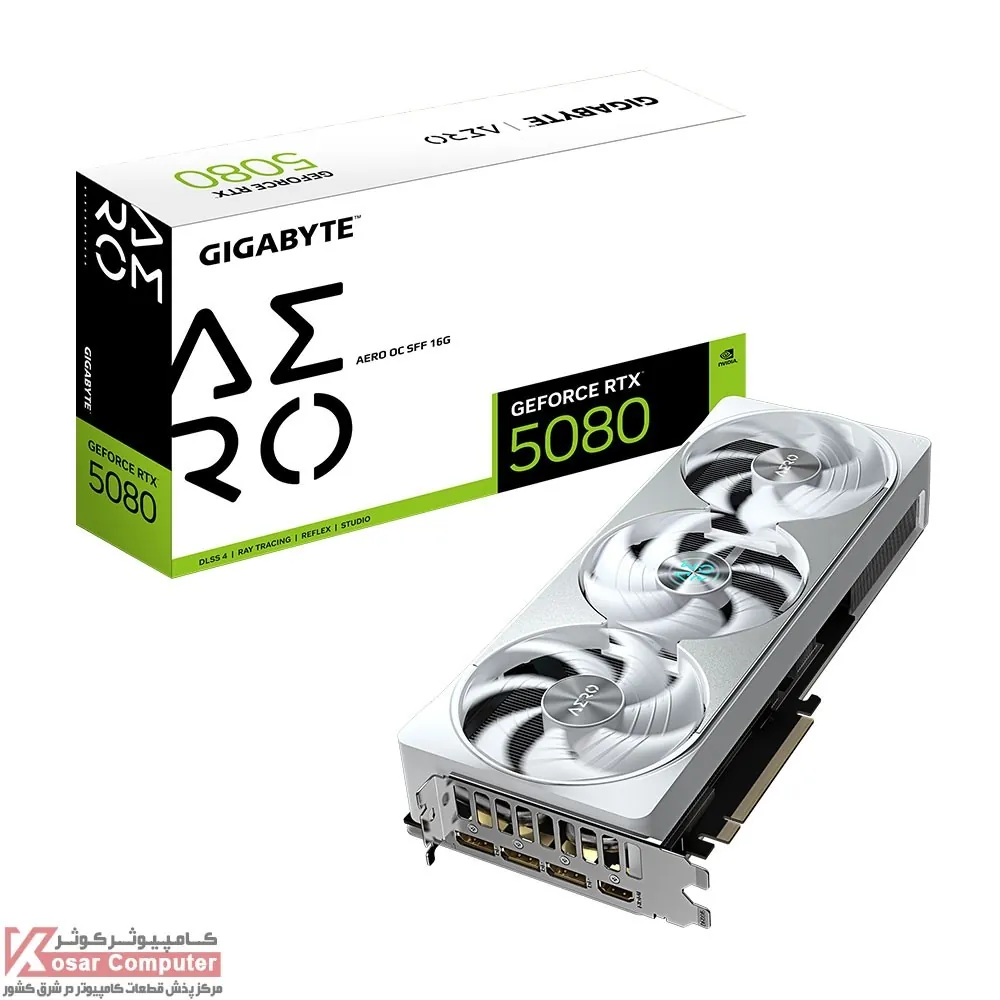 کارت گرافیک گیگابایت RTX 5080 AERO OC SFF 16G