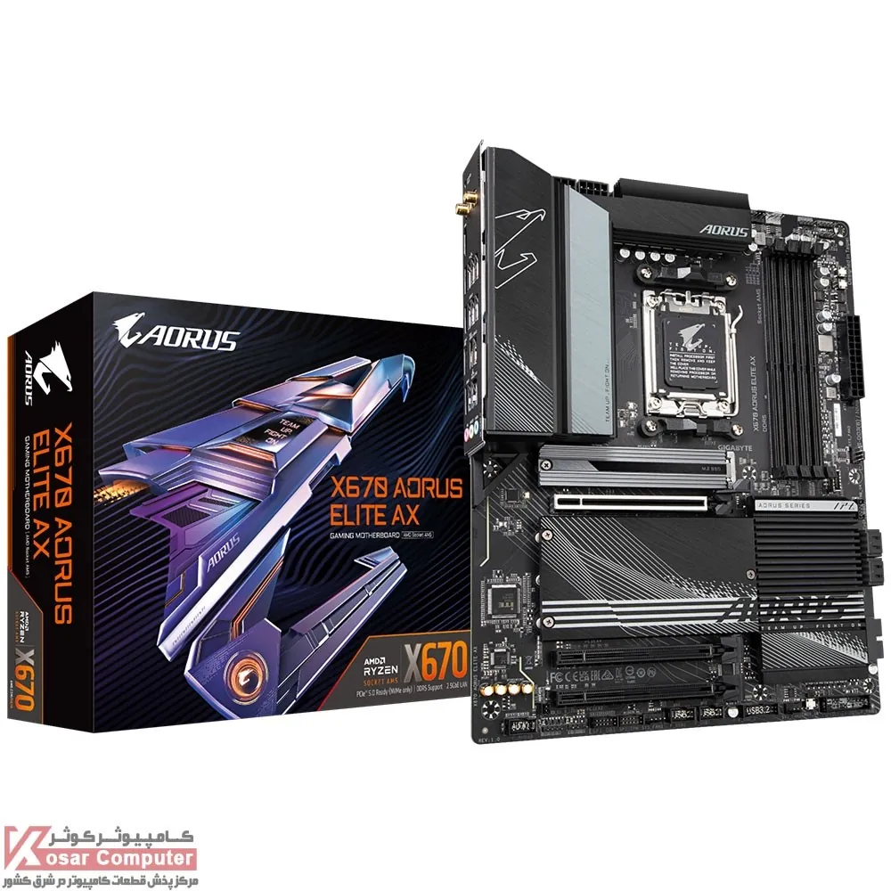مادربرد گیگابایت X670 AORUS ELITE AX