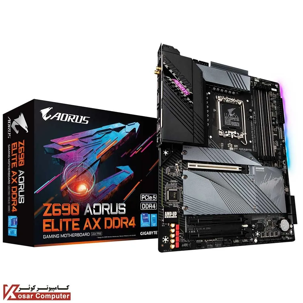 مادربرد وایرلس گیگابایت GIGABYTE Z690 AORUS ELITE AX DDR4