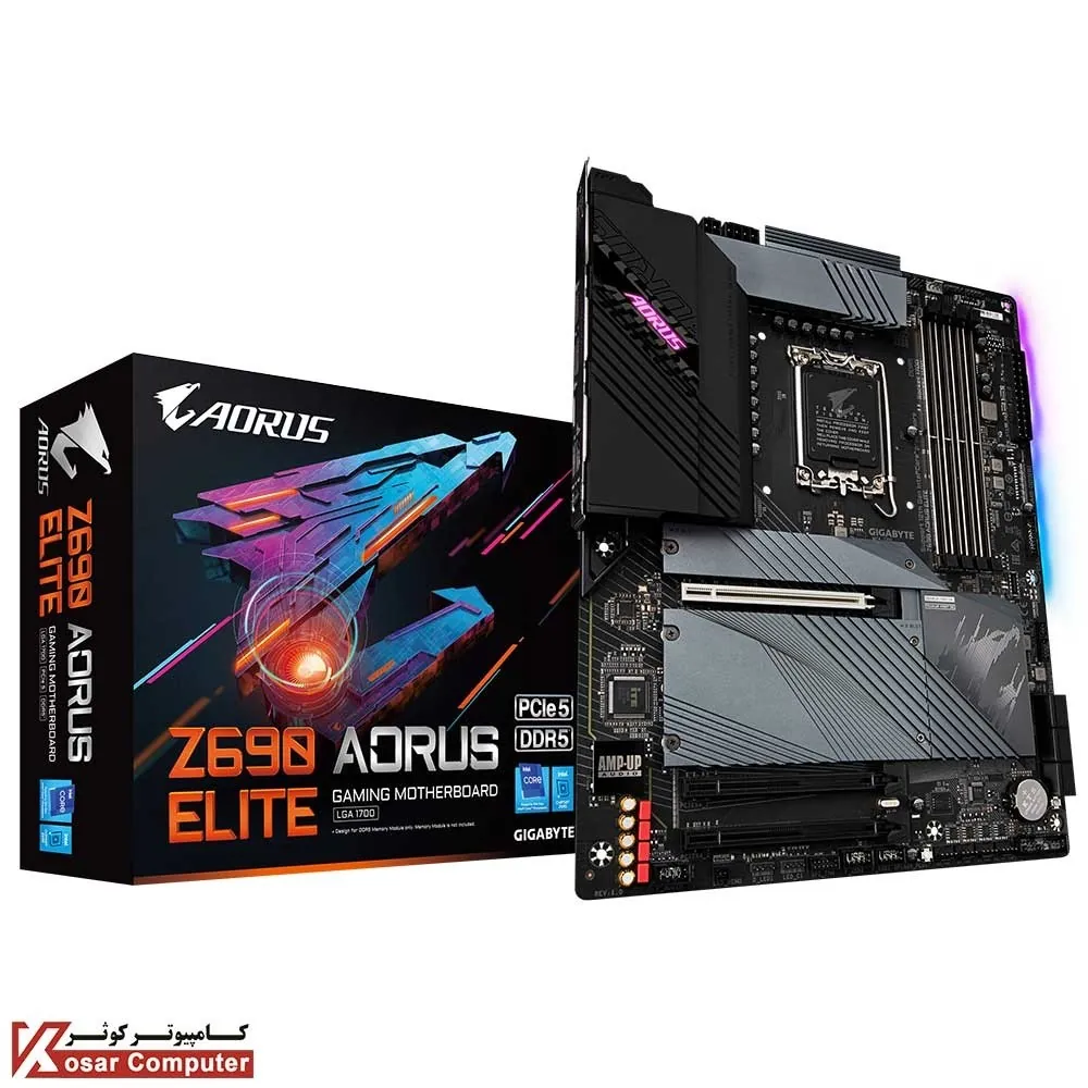 مادربرد گیگابایت Z690 AORUS ELITE با حافظه DDR5
