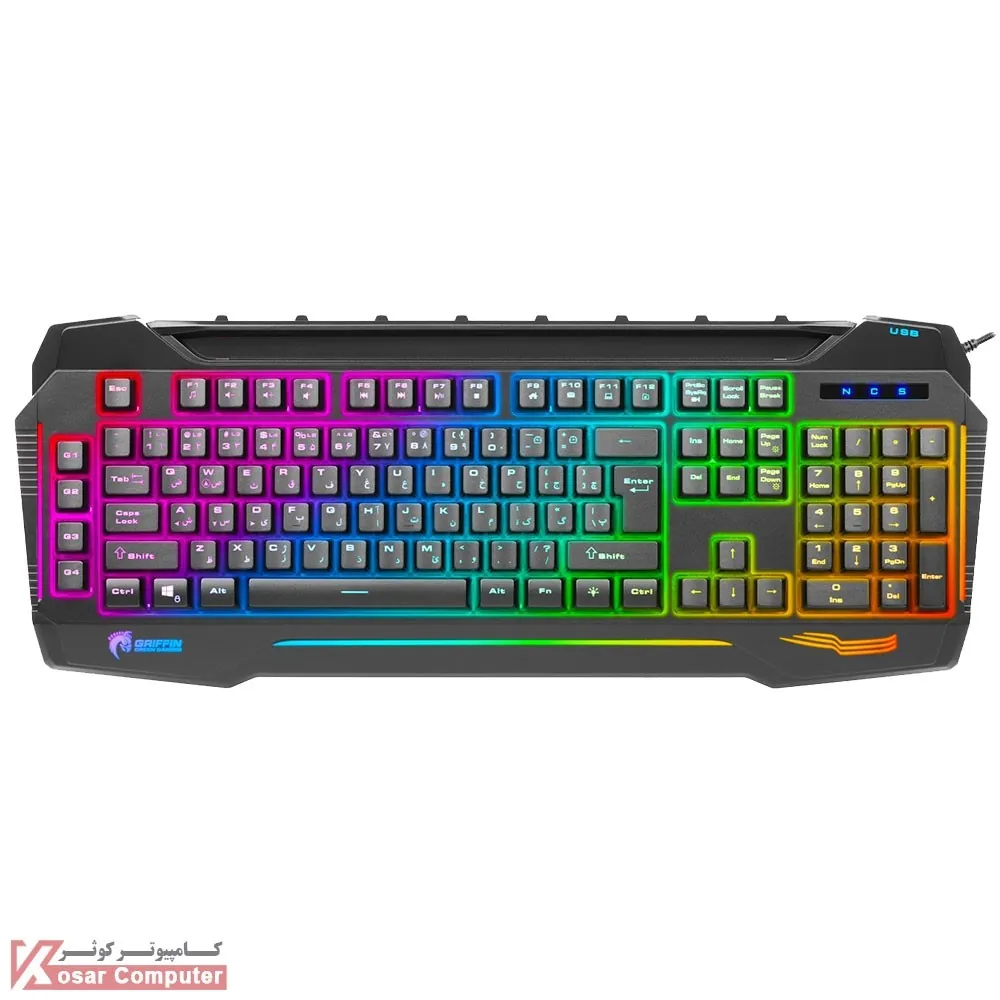 کیبورد باسیم گرین GK702 RGB