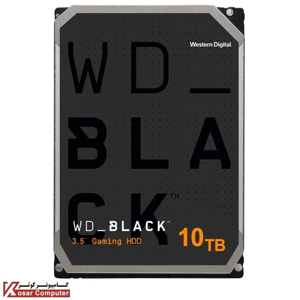 هارد اینترنال وسترن دیجیتال مشکی 10 ترابایت