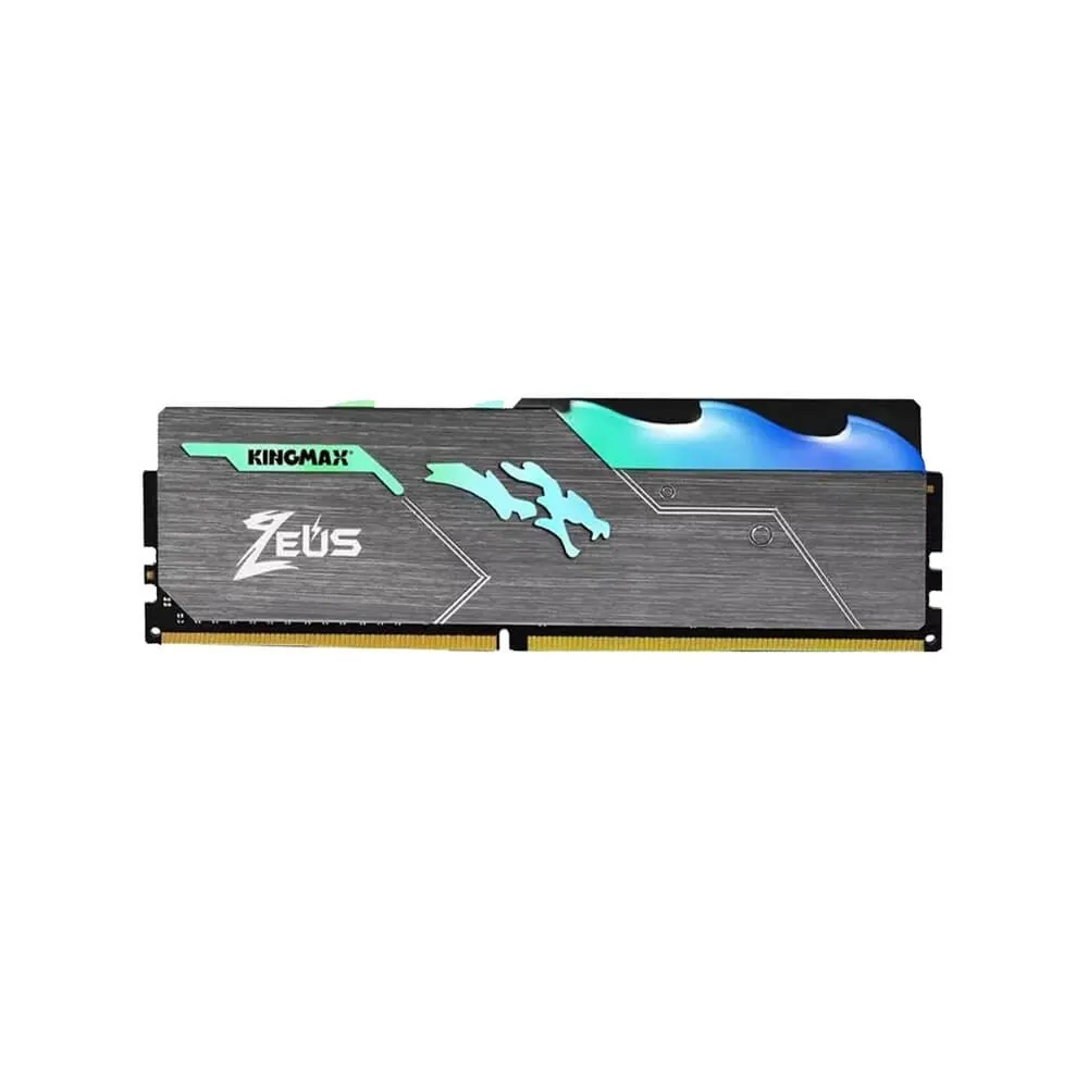 رم کینگ مکس گیمینگ 8 گیگابایت DDR4 CL17 باس 3200 مدل Zeus Dragon RGB GAMING