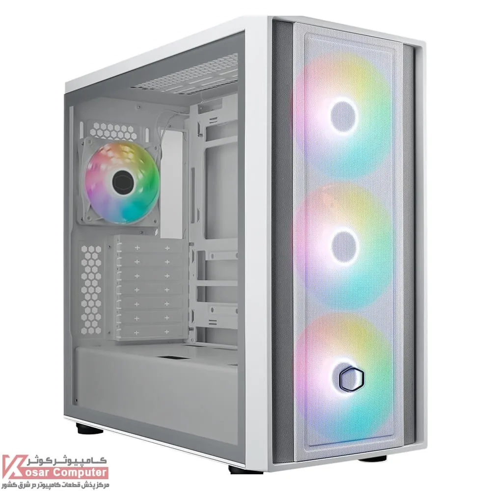 کیس کولر مستر مدل MasterBox 600 WHITE