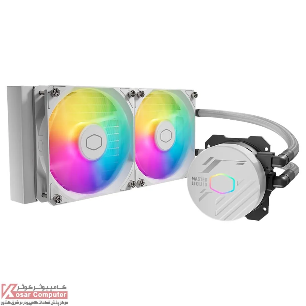 خنک کننده مایع پردازنده کولر مستر MasterLiquid 240L Core ARGB White