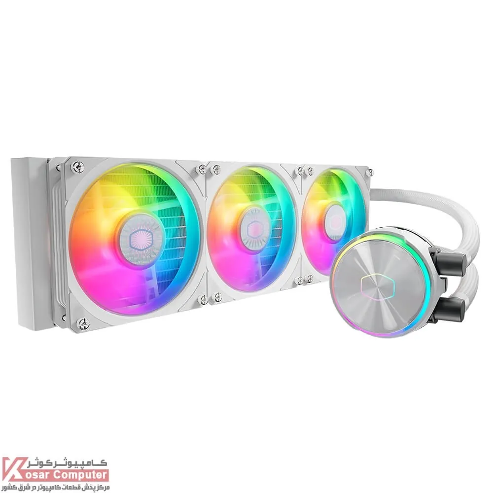 خنک کننده مایع پردازنده کولر مستر MasterLiquid PL360 FLUX WHITE