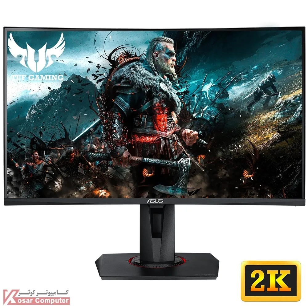 مانیتور منحنی گیمینگ 2K ایسوس TUF Gaming VG27WQ سایز 27 اینچ