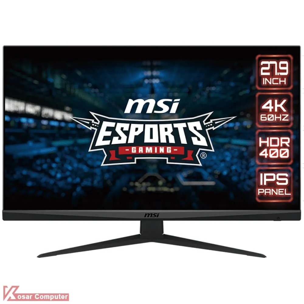 مانیتور 4K ام اس آی G281UV سایز 28 اینچ