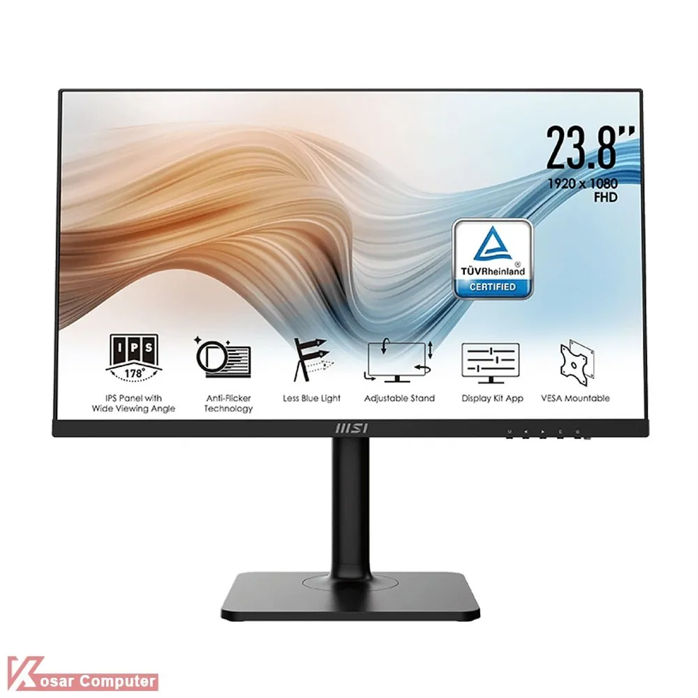 مانیتور IPS ام اس آی Modern MD241P سایز 23.8 اینچ