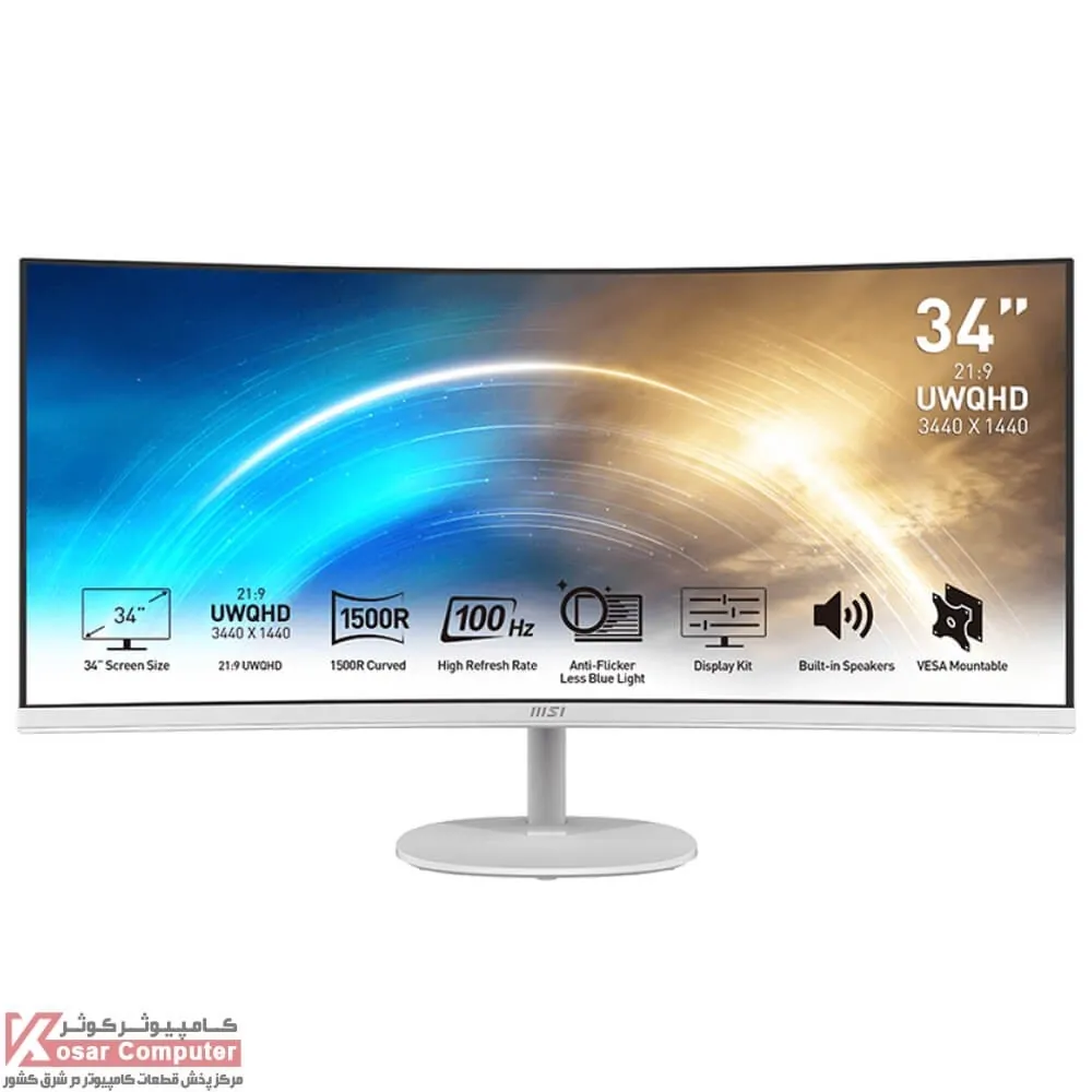 مانیتور منحنی ام اس آی PRO MP341CQW