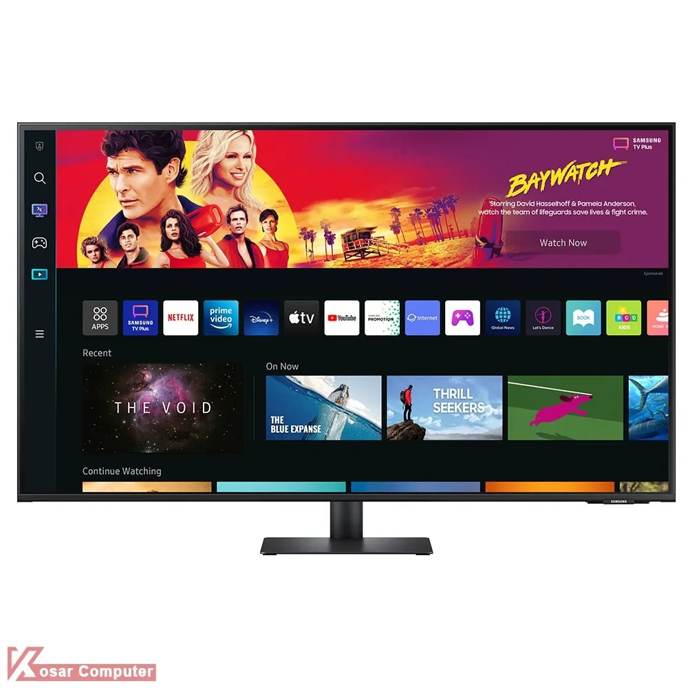 مانیتور هوشمند سامسونگ LS43BM700U سایز 43 اینچ 4K UHD