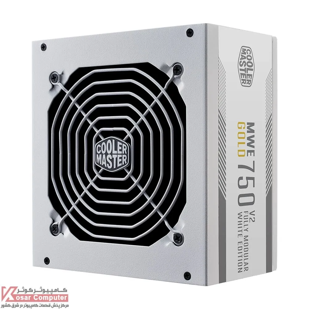 پاور سفید کولر مستر MWE Gold 750 V2 ATX 3.0 White