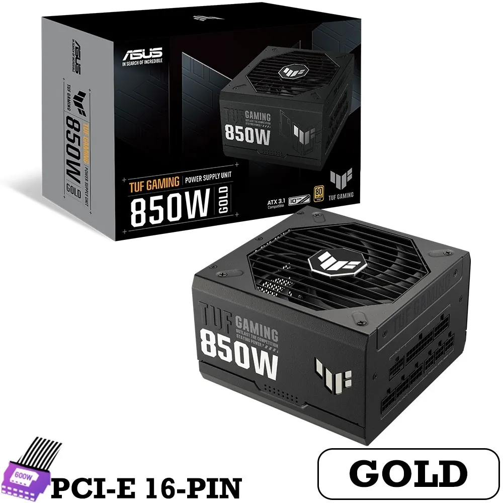 پاور ایسوس 850 وات فول ماژولار مدل TUF Gaming 850W Gold