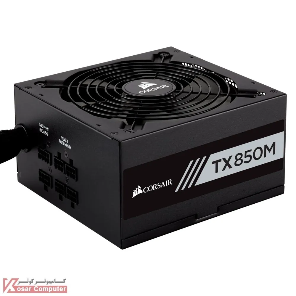 پاور کورسیر نیمه ماژولار 850 وات مدل TX850M