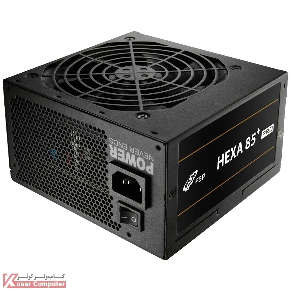 پاور اف اس پی 550 وات مدل HEXA 85+ PRO 550W