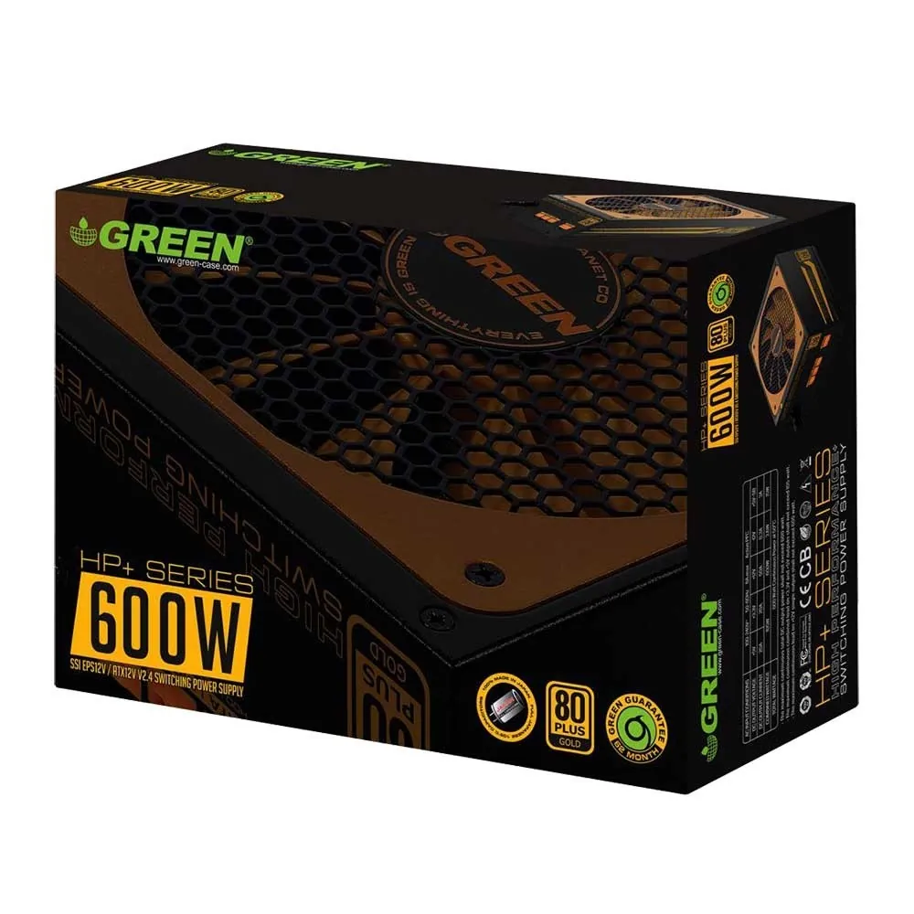 پاور گرین 600 وات نیمه ماژولار مدل GP600B-HP Plus