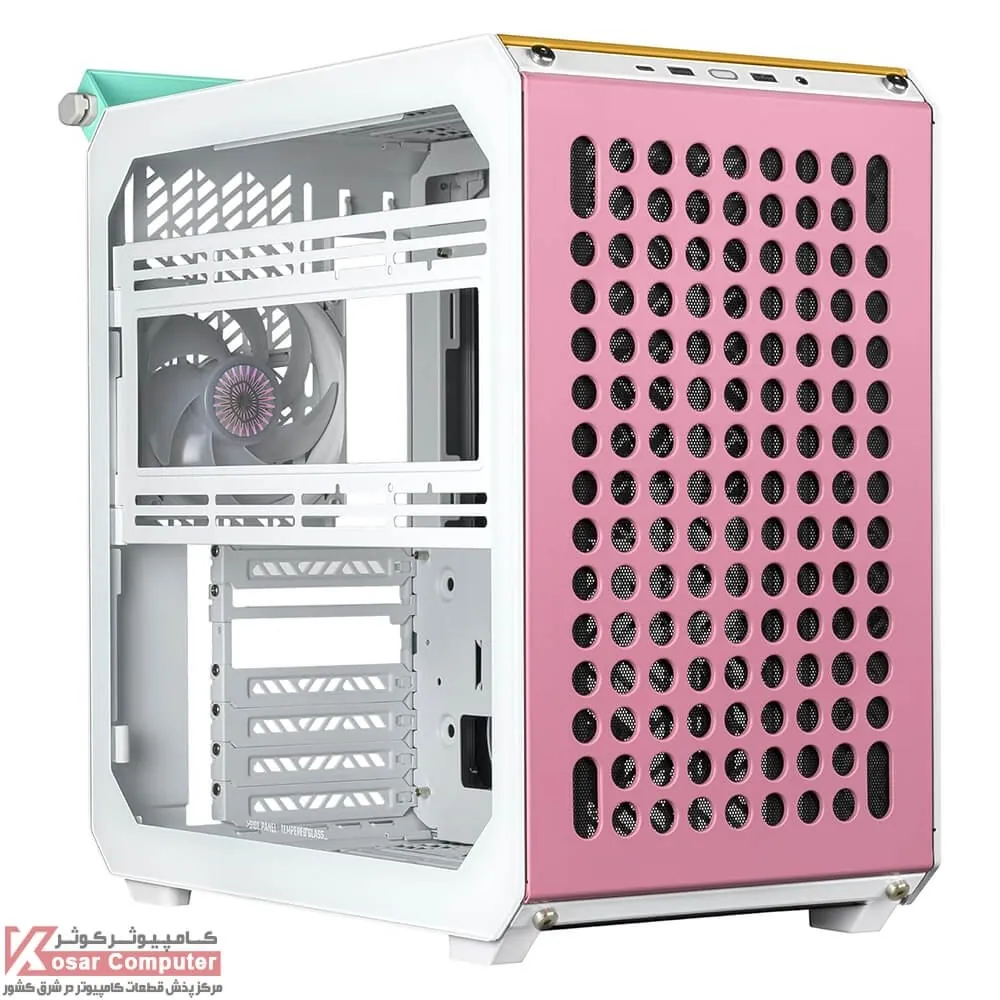 کیس کولر مستر مدل QUBE 500 Flatpack Macaron