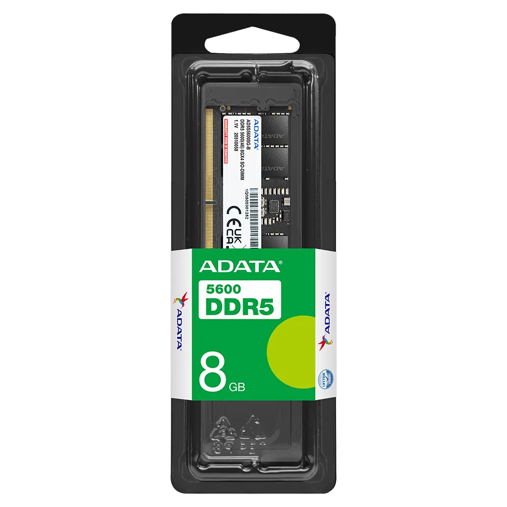 رم ای دیتا 8 گیگابایت DDR5 CL46 باس 5600 مدل U-DIMM