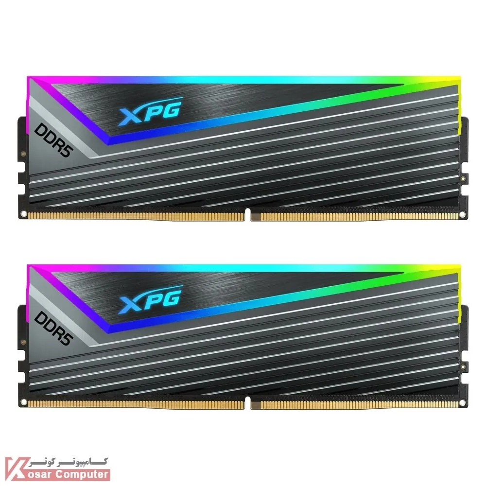 رم ای دیتا 32 گیگابایت (2×16) دو کانال کانال DDR5 CL40 باس 6400 مدل CASTER RGB