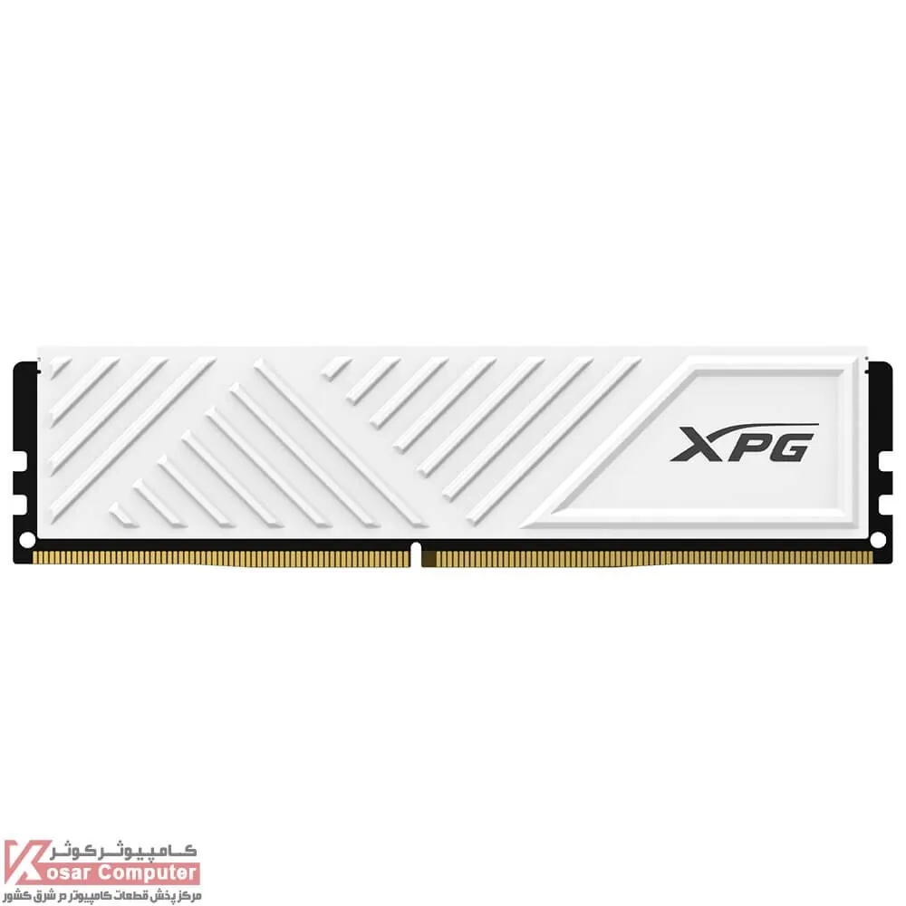 رم سفید ای دیتا 16 گیگابایت DDR4 CL16 باس 3200 مدل GAMMIX D35