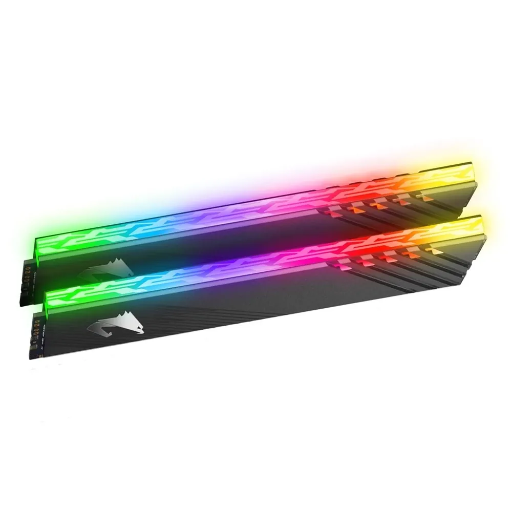 رم گیگابایت 16 گیگابایت دو کاناله DDR4 CL16 باس 3600 مدل AORUS RGB