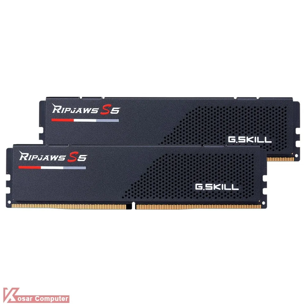 رم جی اسکیل 32 گیگابایت DDR5 CL36 باس 6000 مدل Ripjaws S5