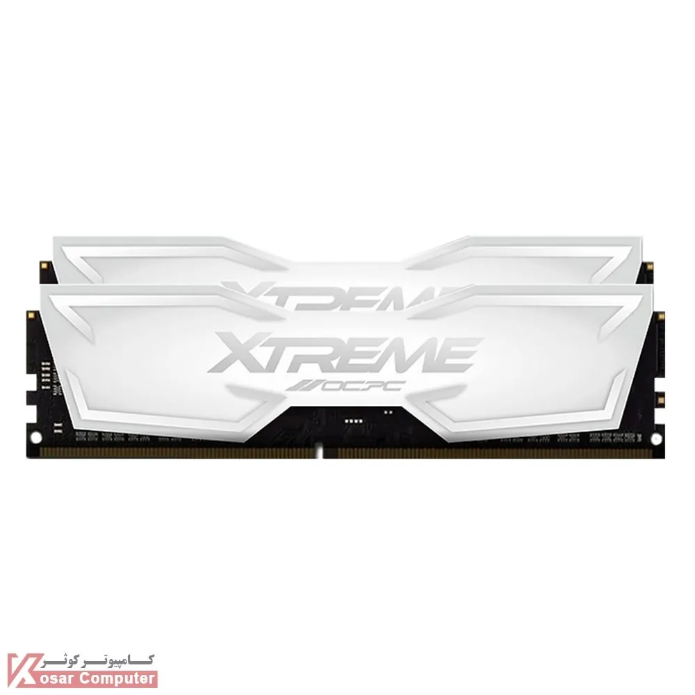 رم او سی پی سی سفید ظرفیت 16 گیگابایت DDR4 CL16 باس 3200 مدل XT II