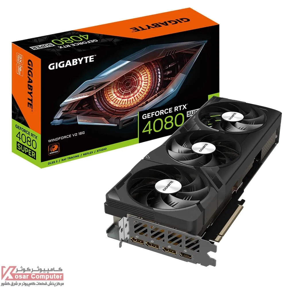 کارت گرافیک گیگابایت RTX 4080 SUPER WINDFORCE V2 16G
