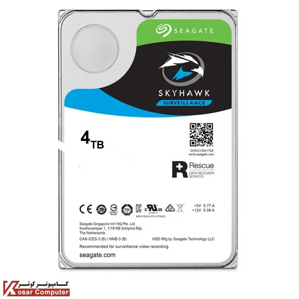 هارد اینترنال سیگیت اسکای هاوک 4 ترابایت