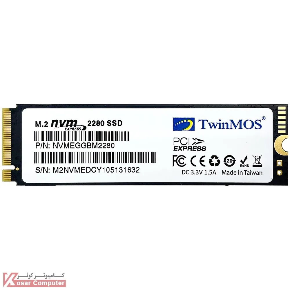 اس اس دی تویین موس 1 ترابایت مدل NVMe M.2 AlphaPro
