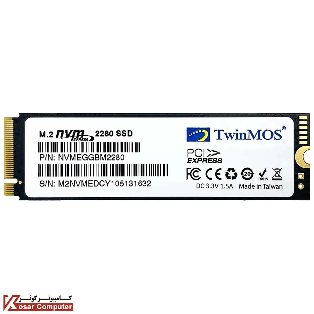 اس اس دی تویین موس 256 گیگابایت مدل NVMe M.2