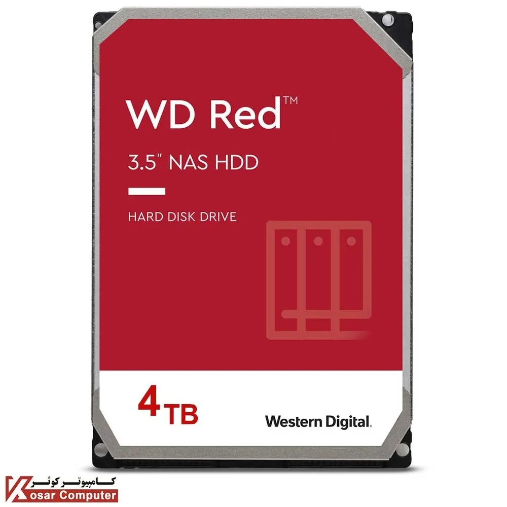 هارد اینترنال وسترن دیجیتال قرمز 4 ترابایت