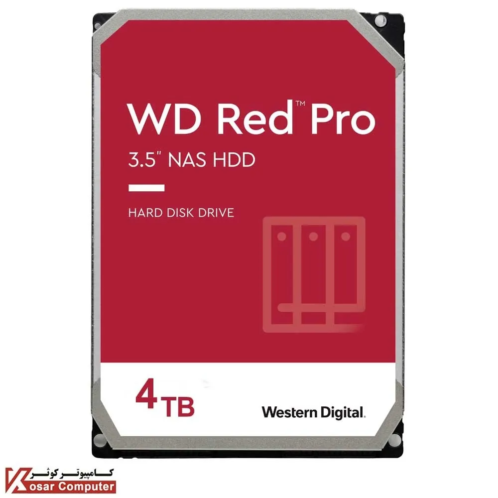 هارد اینترنال وسترن دیجیتال قرمز پرو 4 ترابایت