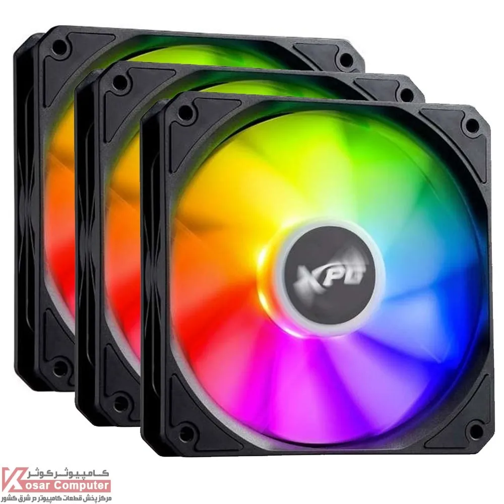 فن کیس 3 تایی ایکس پی جی  VENTO R 120 ARGB PWM 3 IN 1