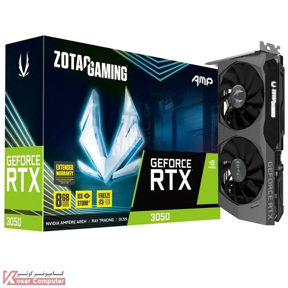 کارت گرافیک زوتک GAMING RTX 3050 AMP 8G