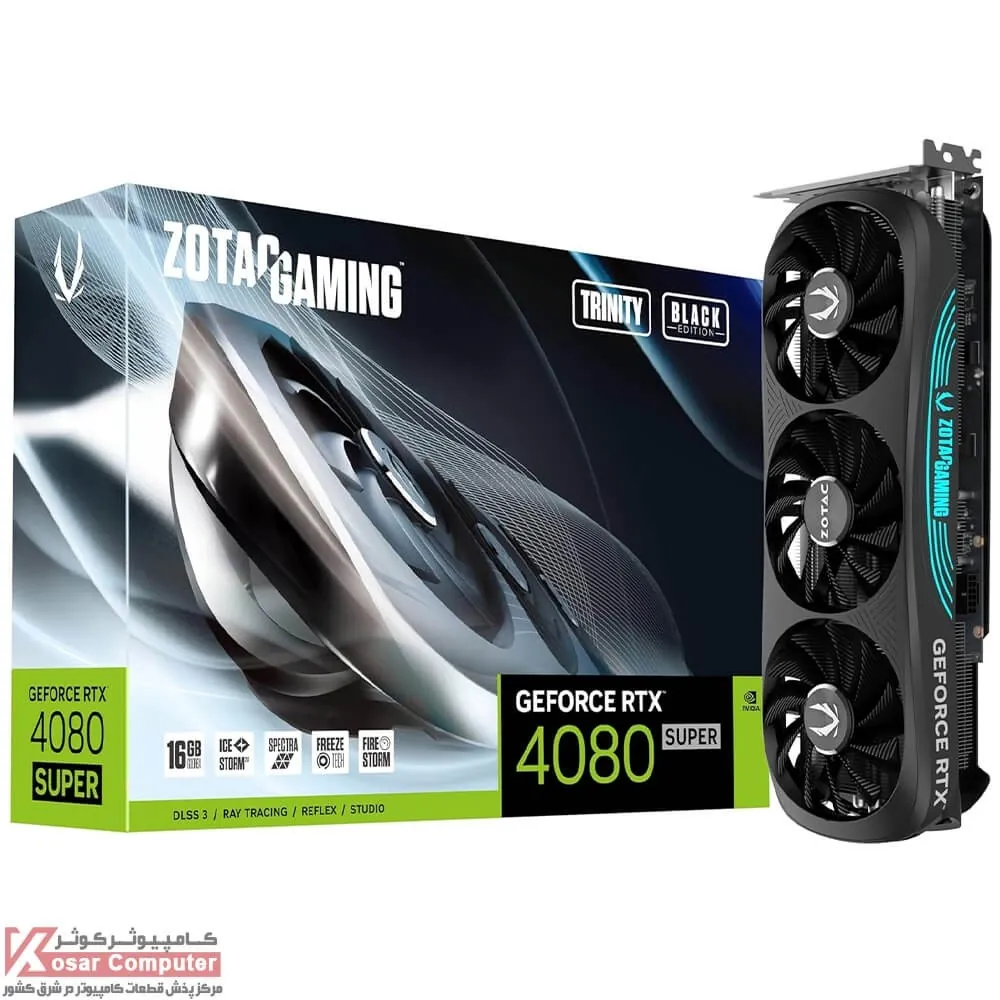 کارت گرافیک زوتک GAMING RTX 4080 SUPER Trinity Black 16GB